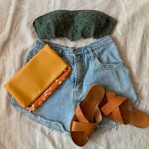 Aerie, Bralette, size small (32-34B), sage green